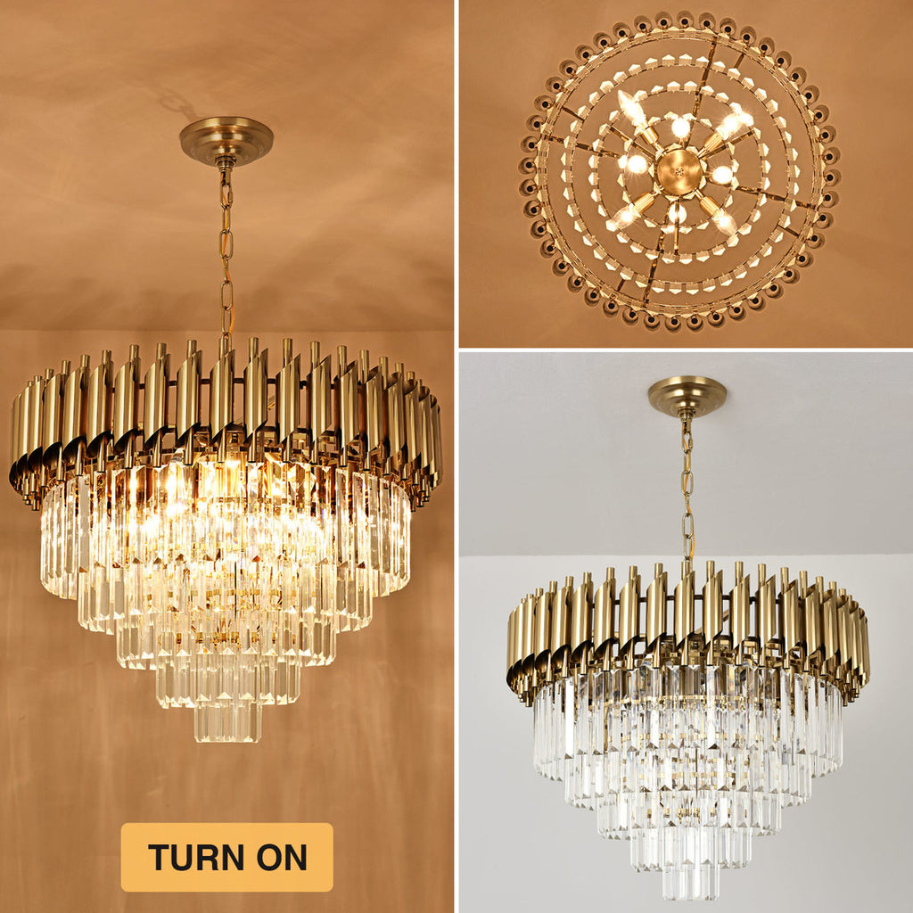 Prempal 8-Light Tiered Chandelier