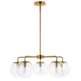 Rattana 5-Light Dimmable Globe Chandelier