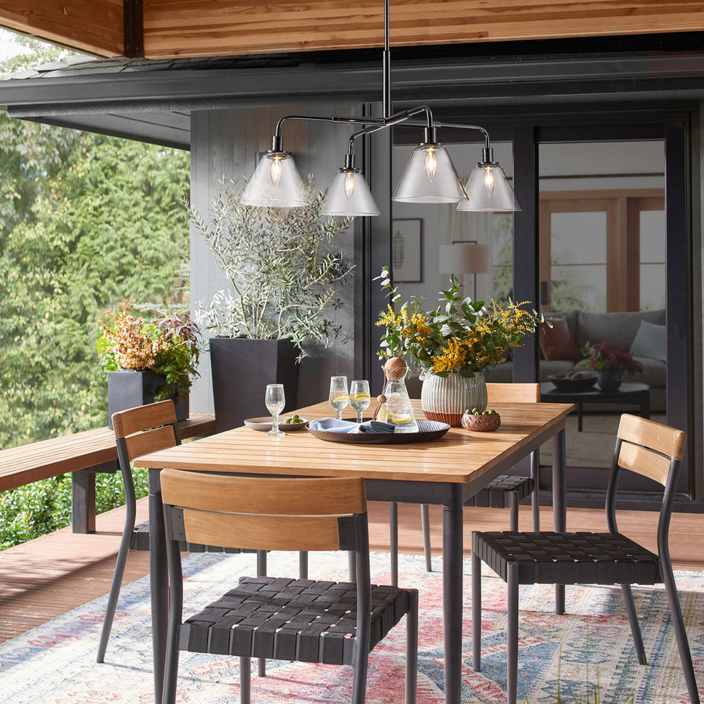 Royelle 4-Light Glass Chandeliers