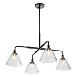 Royelle 4-Light Glass Chandeliers