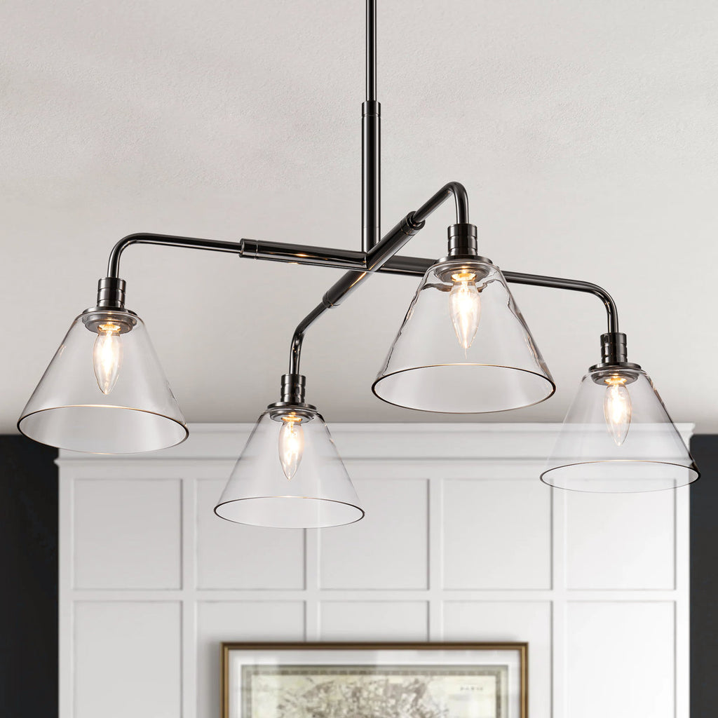 Royelle 4-Light Glass Chandeliers