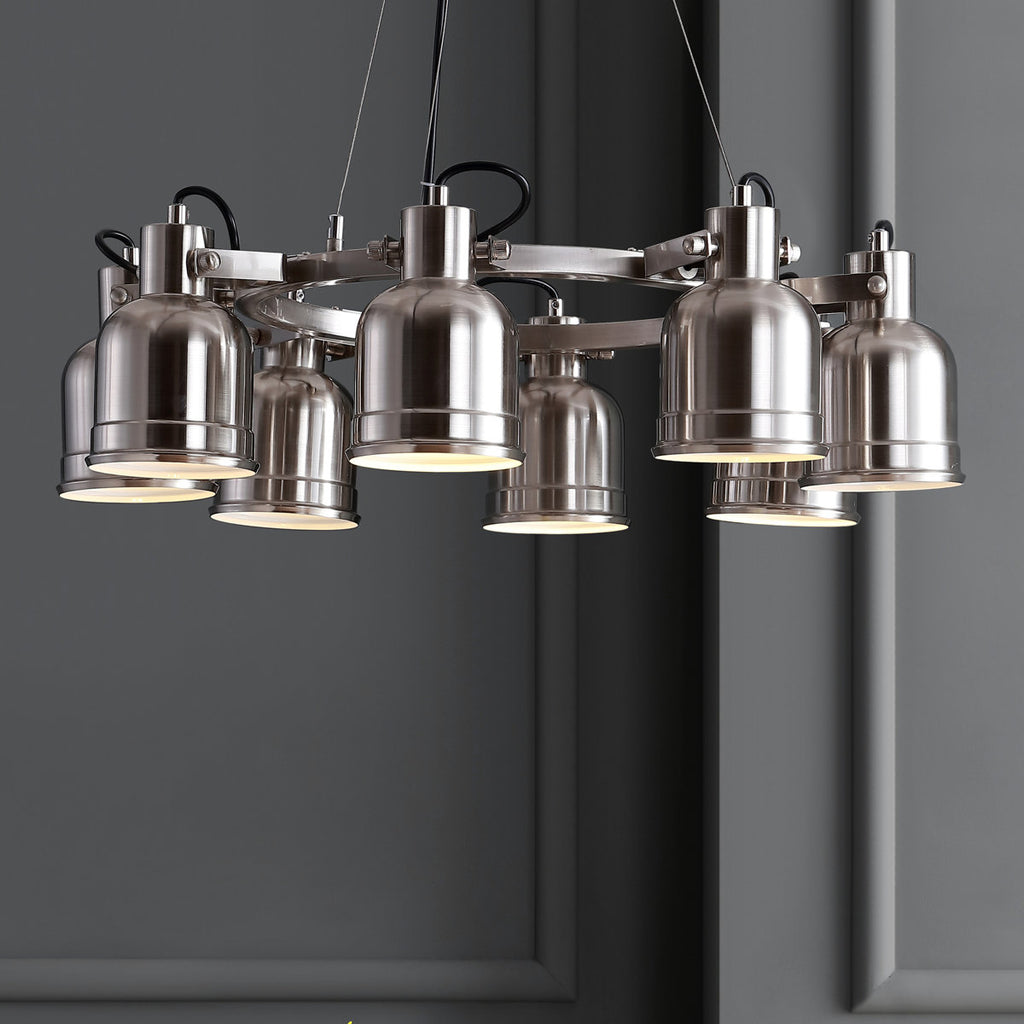 Sydnee 8-Light Wagon Wheel Chandelier