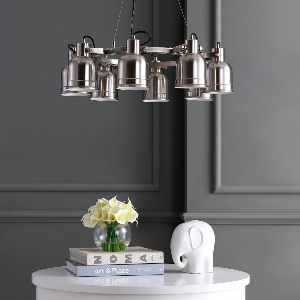 Sydnee 8-Light Wagon Wheel Chandelier