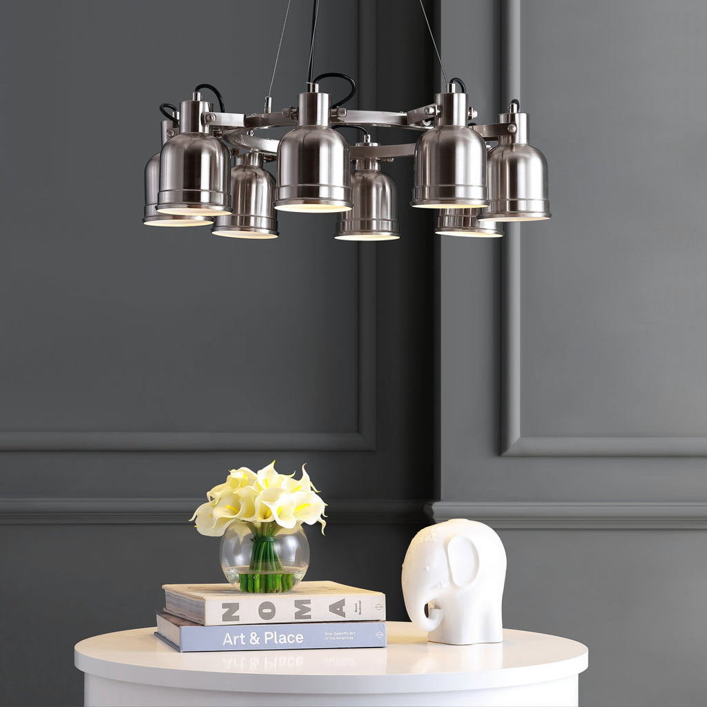 Sydnee 8-Light Wagon Wheel Chandelier