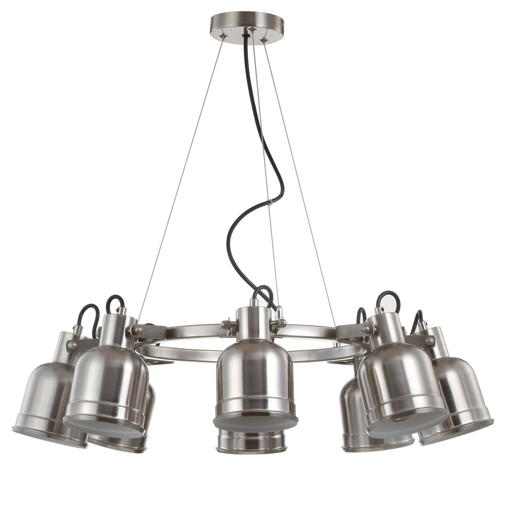 Sydnee 8-Light Wagon Wheel Chandelier