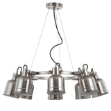 Sydnee 8-Light Wagon Wheel Chandelier