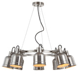 Sydnee 8-Light Wagon Wheel Chandelier
