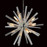 Tietjen 9-Light Glass Dimmable Sputnik Sphere Chandelier