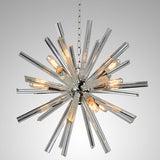 Tietjen 9-Light Glass Dimmable Sputnik Sphere Chandelier