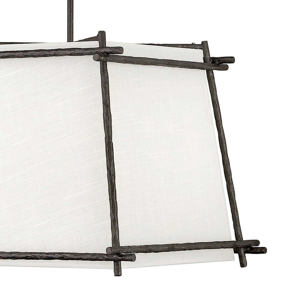 Tress 4-Light Shaded Geometric Chandelier