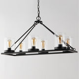 Wyllis 6-Light Dimmable Modern Linear Chandelier