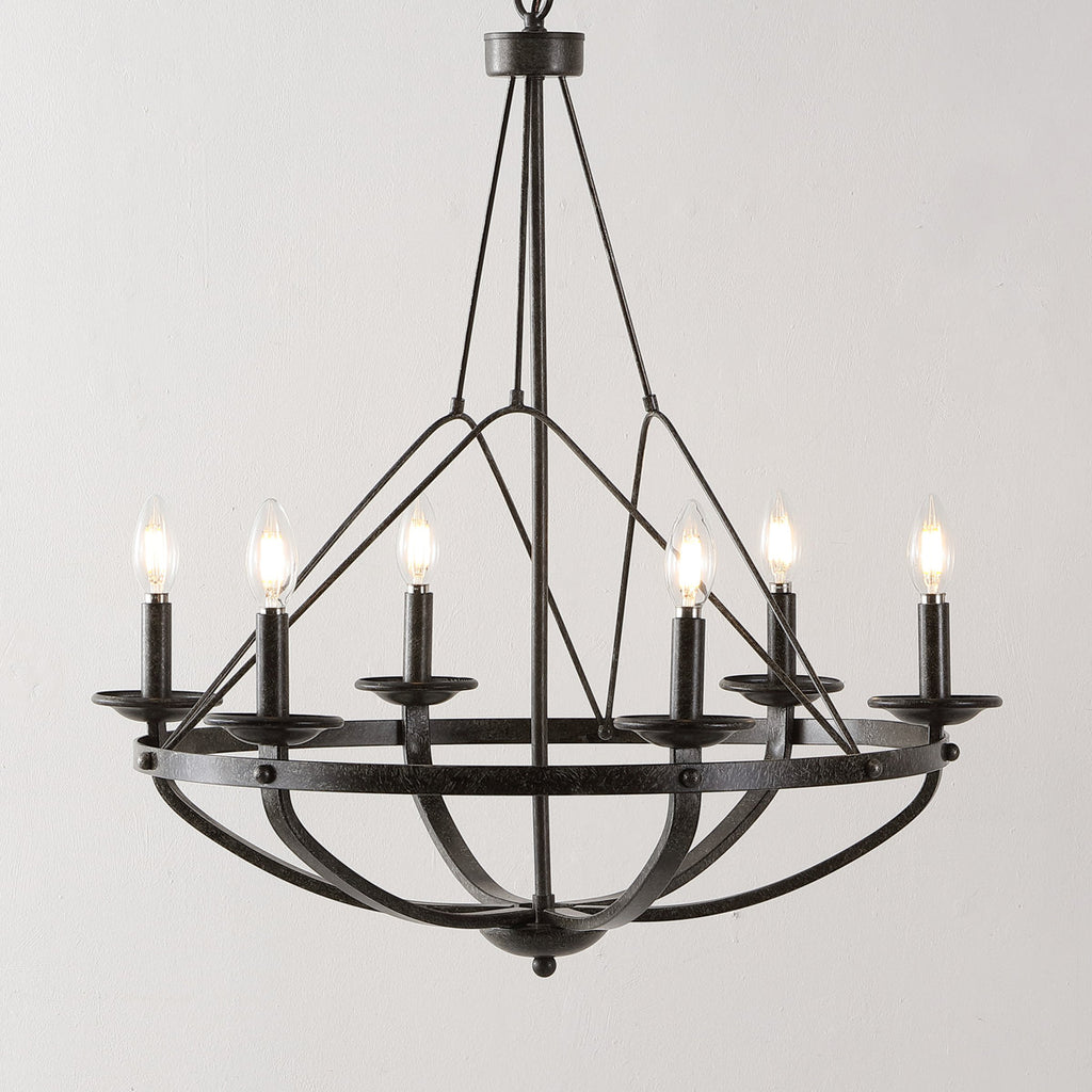 Yavette 6-Light Dimmable Chandelier