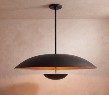 Inspired Cosmic Style 36" Round Pendant Bronze - Main Product View
