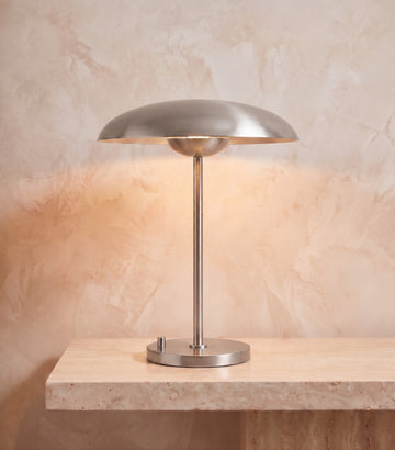 Inspired Cosmic Style 20" Table Lamp Satin Nickel - Main Product View
