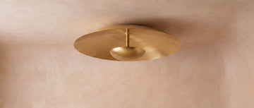 Inspired Cosmic Style 18" Flushmount Lacquered Burnished Brass - Main Product View