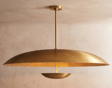 Inspired Cosmic Style 48" Round Pendant Lacquered Burnished Brass - Main Product View