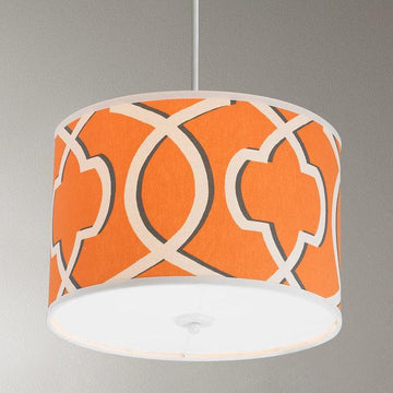 French Trellis Shade Pendant Light - F100-488