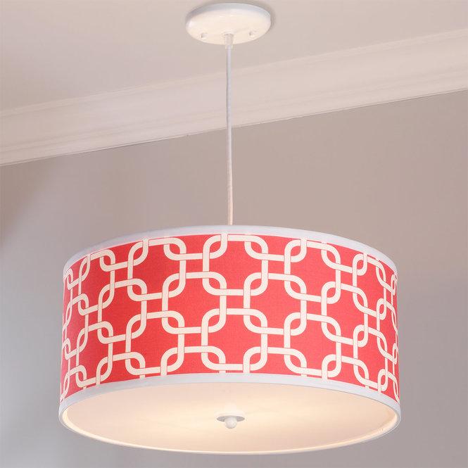 Geometric Fretwork Shade Pendant Light Large - F100-602