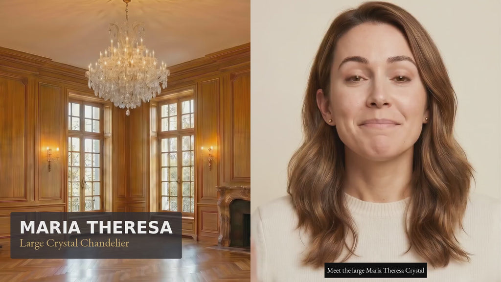 Large Foyer Maria Theresa Crystal Chandelier H60 - Product Video