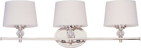 Rondo 3-Light Bath Vanity Polished Nickel - C157-12763WTPN