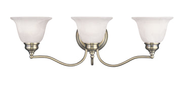 Livex Essex 3 Light Antique Brass Bath Light - C185-1353-01