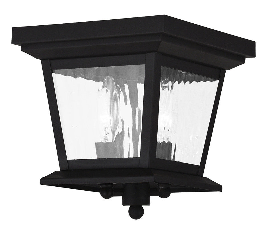 Livex Hathaway 2 Light Bronze Outdoor Ceiling Mount - C185-20230-07