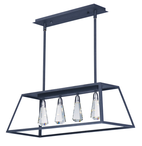 Silhouette 4 Light LED Linear Pendant Textured Black - C157-21046BCTXB