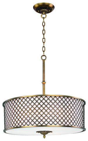 Manchester 6-Light Pendant Natural Aged Brass - C157-22364OMNAB