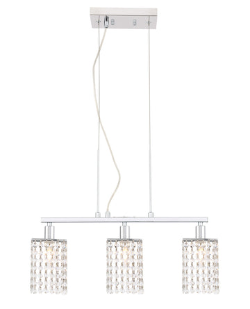 ZC121-LD7501C - Living District: Taylor 3 light Chrome Pendant