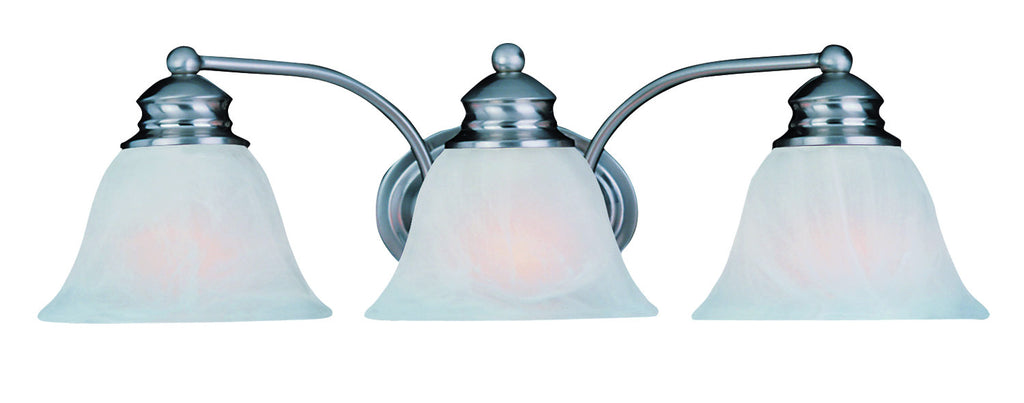 Malaga 3-Light Bath Vanity Satin Nickel - C157-2688FTSN