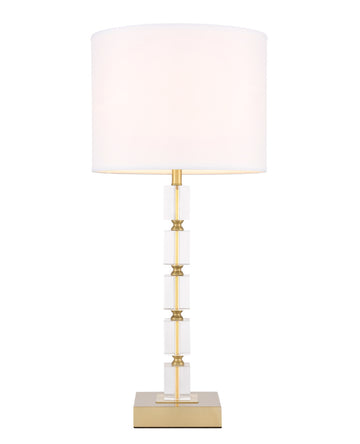 ZC121-TL3024BR - Regency Decor: Palais 1 light Brass Table Lamp