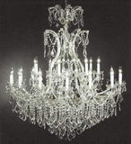 Set of 2-1 Chandelier Crystal Lighting Empress Crystal (TM) H38" W37" and 1 Large Foyer/Entryway Maria Theresa Empress Crystal (tm) Chandelier Lighting! H 52" W 46" - CS/1/21510/15+1 + CS/52/2MT/24+1 A500-