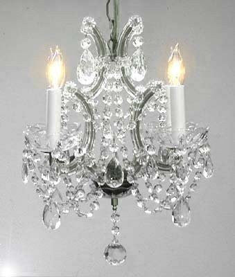 Maria Theresa Crystal Chandelier H15" X W15" - A83-Silver/1531/4