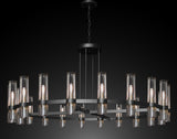 Inspired Ravelle Style Round Chandelier 60" Vintage Barn Metal Industrial Loft Rustic Lighting