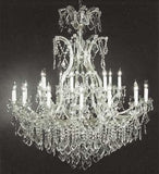 Large Foyer / Entryway Maria Theresa Empress Crystal (Tm) Chandelier Lighting H 52" W 46" - A500-Silver/52/2Mt/24+1