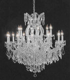 Set of 2-1 Chandelier Crystal Lighting Empress Crystal (TM) H38" W37" and 1 Large Foyer/Entryway Maria Theresa Empress Crystal (tm) Chandelier Lighting! H 52" W 46" - CS/1/21510/15+1 + CS/52/2MT/24+1 A500-