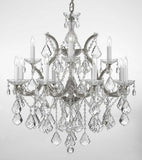 Maria Theresa Chandelier Lighting Trimmed With Spectra (Tm) Crystal - Reliable Crystal Quality By Swarovski - A500-Silver/B7/21532/12+1Sw
