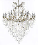 Swarovski Crystal Trimmed Chandelier Lighting Chandeliers H59" X W46" Great for The Foyer, Entry Way, Living Room, Family Room and More! - A500-B12/2MT/24+1SW