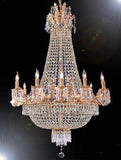 Swarovski Crystal Trimmed Chandelier Empire Chandelier H50" W30" - A500-1280/10+5Largesw