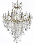 Maria Theresa Chandelier Crystal Lighting Chandeliers H 50" W 37" Great For Large Foyer / Entryway Trimmed With Spectra (Tm) Crystal - Reliable Crystal Quality By Swarovski - A500-B12/21510/15+1Sw