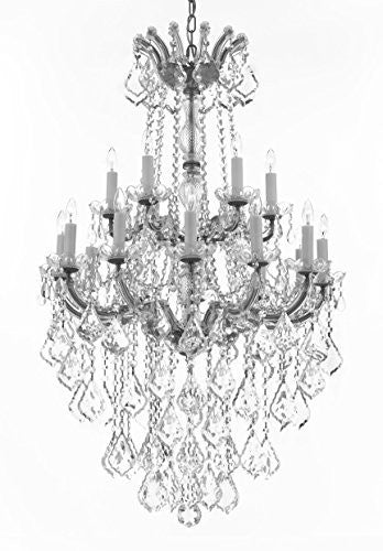 Maria Theresa Crystal Chandelier Chandeliers Lighting H 50" X W 30" - Great For Dining Room Entryway Or Living Room - A500-B13/Cs/152/18