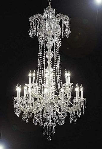 New Maria Theresa Chandelier Crystal Lighting Chandeliers H60" X W33" - A500-Silver/352/18