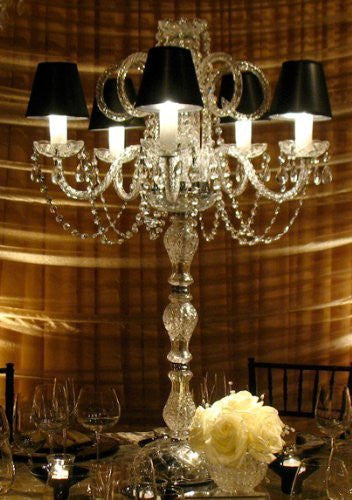 Set Of 15 Wedding Candelabras Candelabra Centerpiece Centerpieces - Set Of 15 - G46-Sc/545/5-Set Of 15