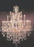 Chandelier 30X28 With Swarovski Crystal H30" X W28" - A500-21532/12+1Sw