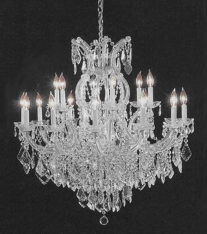 Chandelier Crystal Lighting Empress Crystal (Tm) Chandeliers H38" W37" - A500-Silver/1/21510/15+1