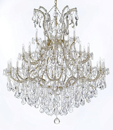 Large Foyer / Entryway Maria Theresa Empress Crystal (Tm) Chandelier Lighting H 60" W 52" - A500-B12/2756/36+1
