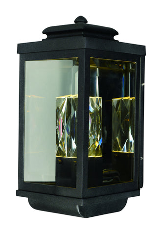 Mandeville LED 2-Light Outdoor Wall Lantern Galaxy Black - C157-53524CLGBK