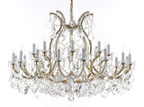 Crystal Chandelier Lighting Chandeliers H35" X W46" Great for The Foyer, Entry Way, Living Room, Family Room and More! - A500-B62/2MT/24+1