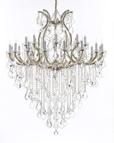 Crystal Chandelier Lighting Chandeliers H59" X W46" Great for The Foyer, Entry Way, Living Room, Family Room and More! - A500-B12/2MT/24+1