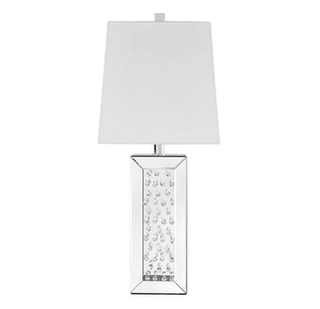 ZC121-ML9310 - Regency Decor: Sparkle Collection 1-Light Silver Finish Table Lamp